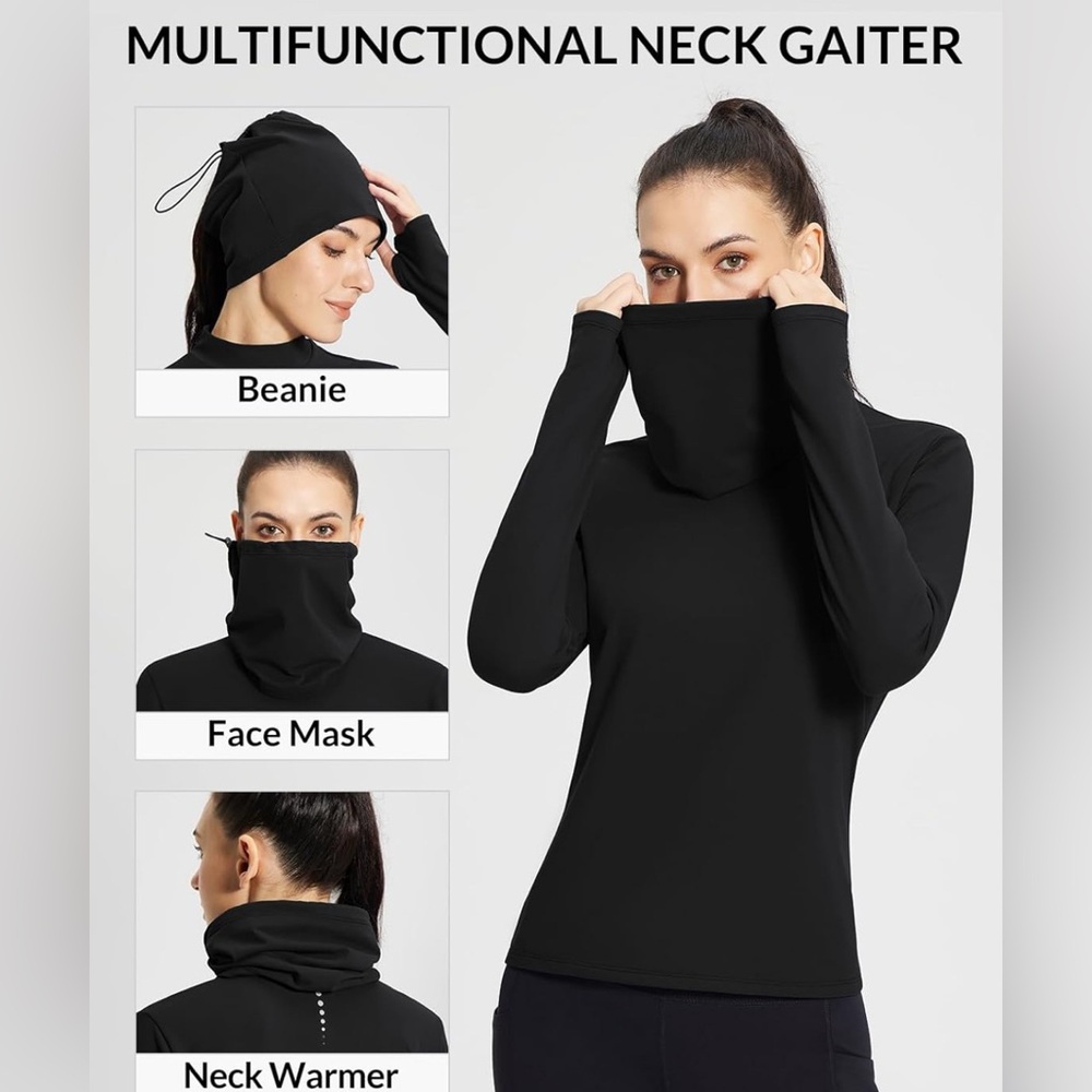 Baleaf Fleece Lined Turtleneck and Gaiter